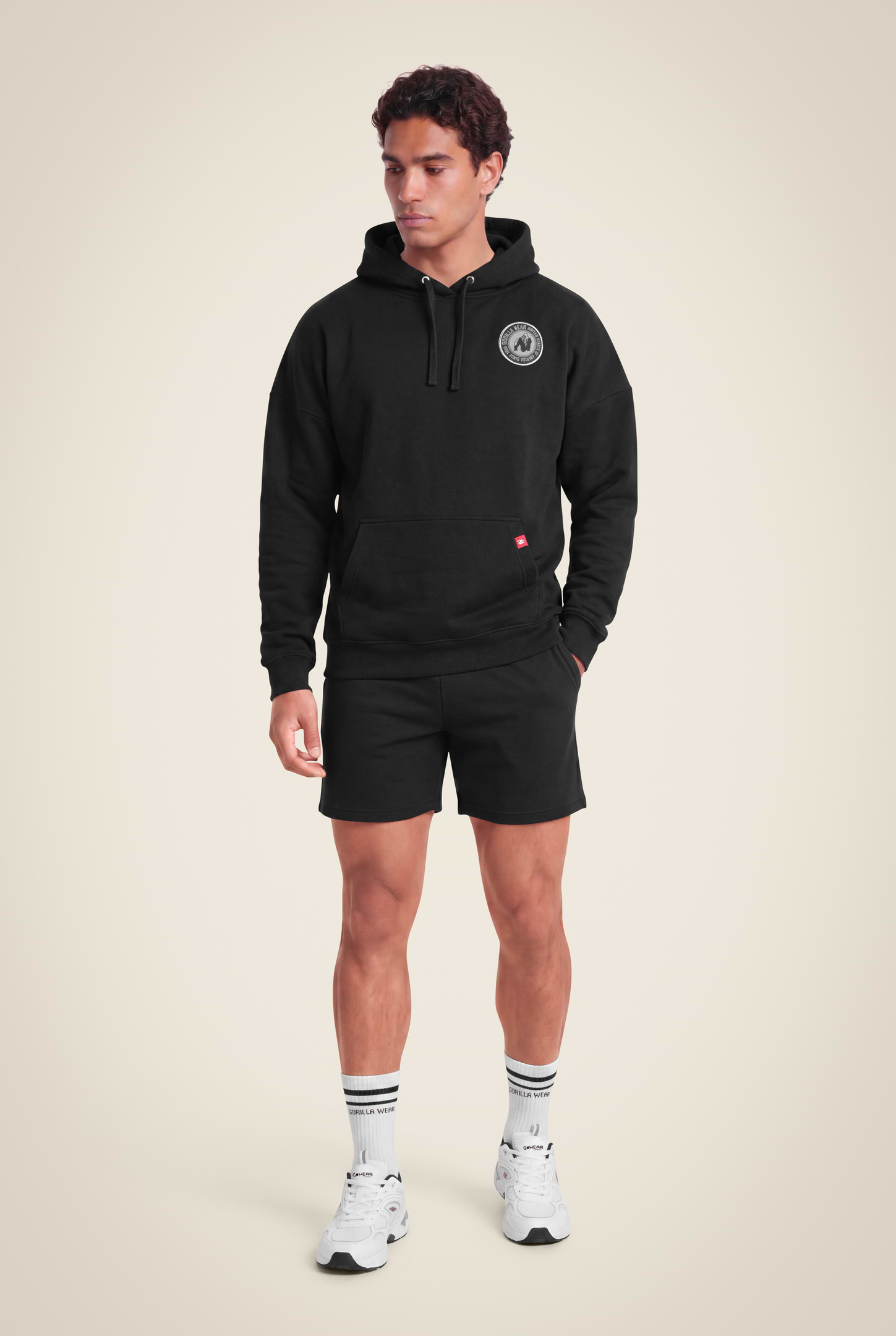 Gorilla Wear Jordan Oversized Hoodie Hoodie & Sweatshirt Black