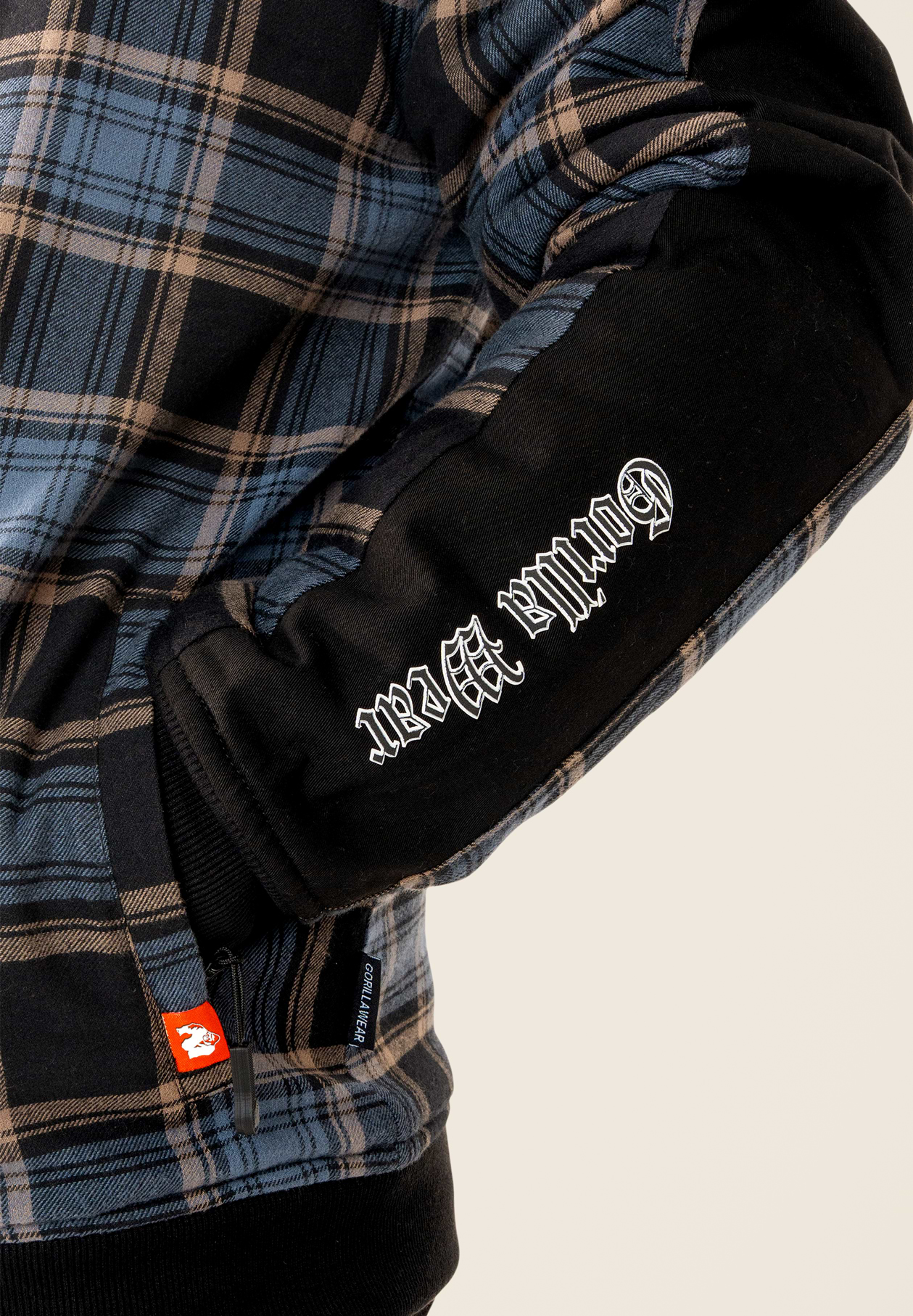 Gorilla Wear Kenton Zipped Jacket Jacket Black/Blue