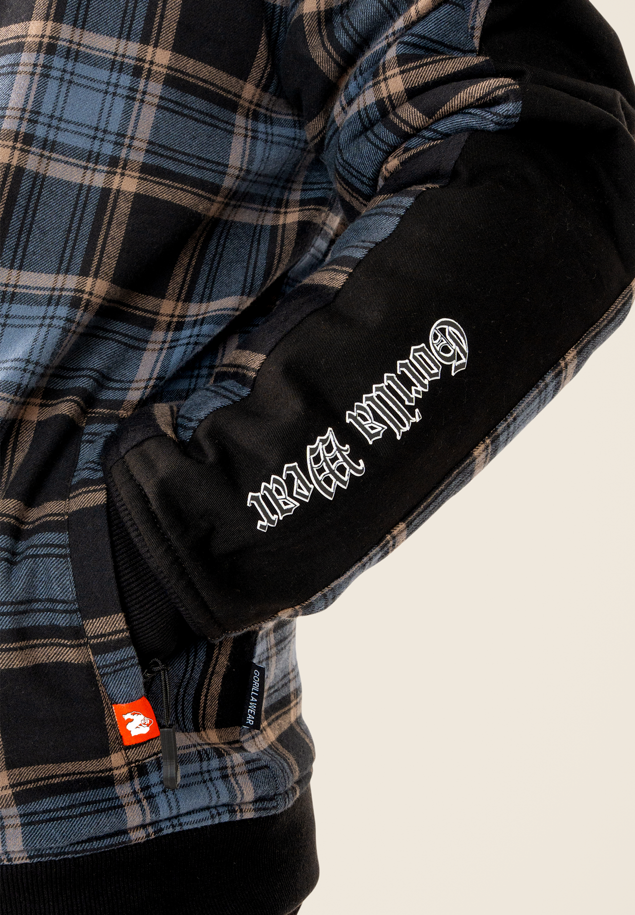 Gorilla Wear Kenton Zipped Jacket Jacket Black/Blue