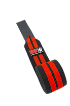 Gorilla Wear Knee Wraps 200CM Lifting Straps & Wraps Black/Red