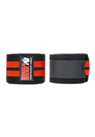 Gorilla Wear Knee Wraps 200CM Lifting Straps & Wraps Black/Red