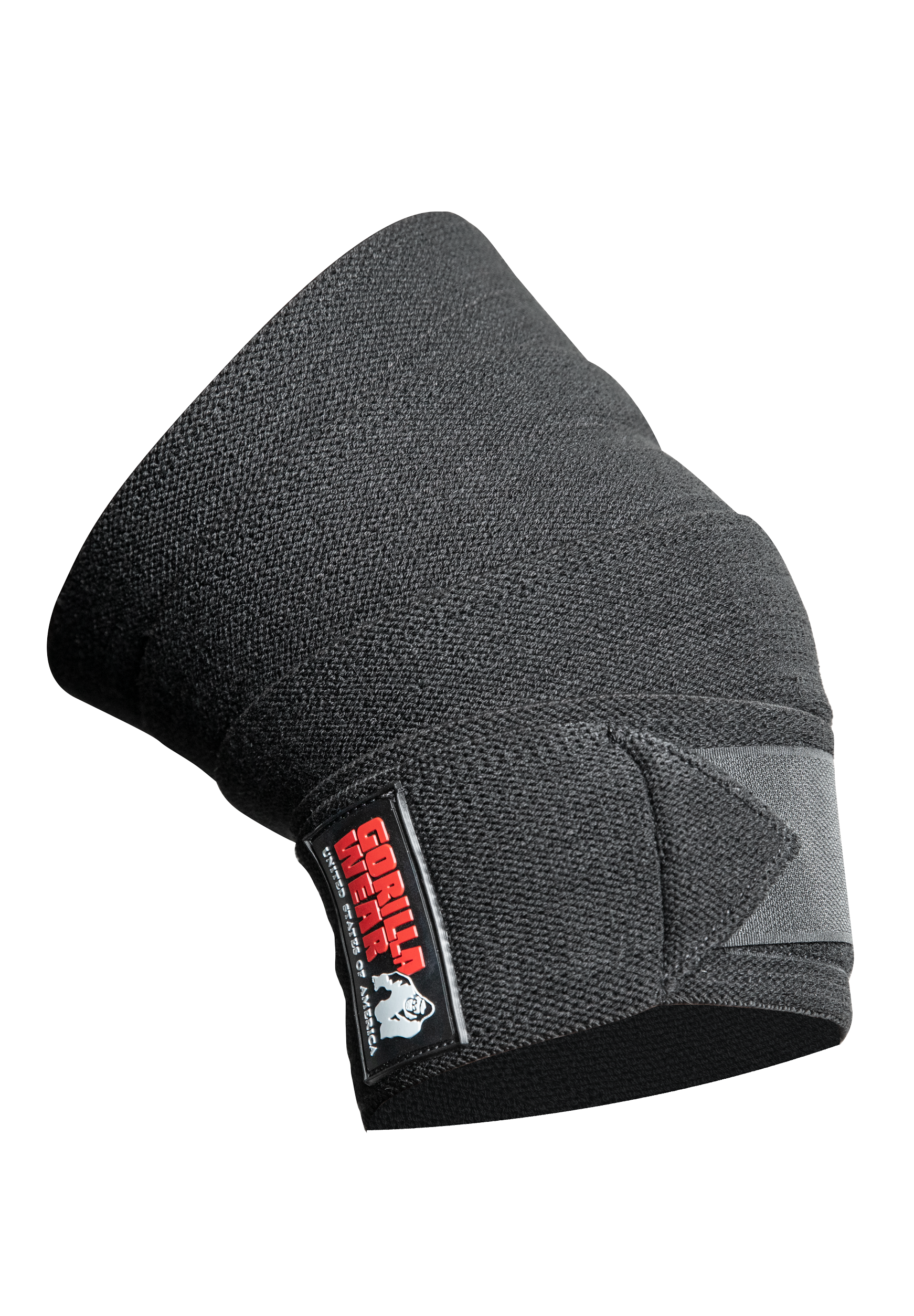 Gorilla Wear Knee Wraps 250CM Lifting Straps & Wraps Black