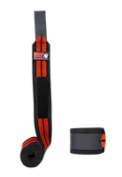 Gorilla Wear Knee Wraps 250CM Lifting Straps & Wraps Black/Red