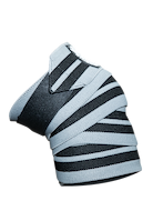 Gorilla Wear Knee Wraps 250CM Lifting Straps & Wraps Gray/Black