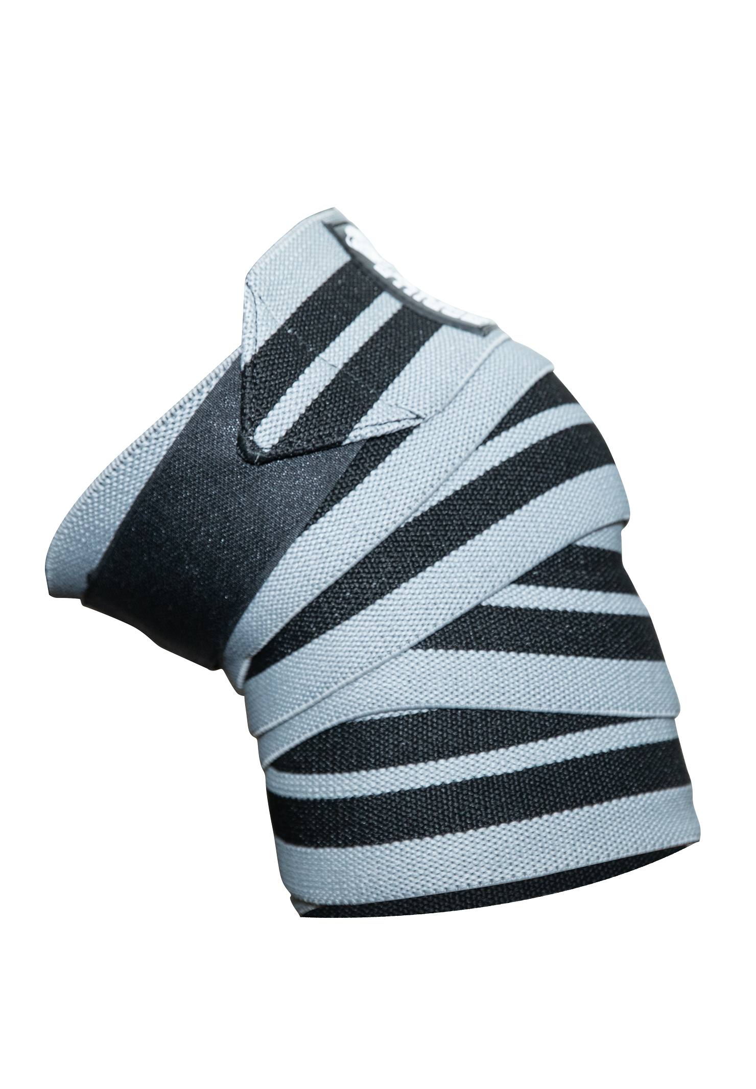 Gorilla Wear Knee Wraps 250CM Lifting Straps & Wraps Gray/Black