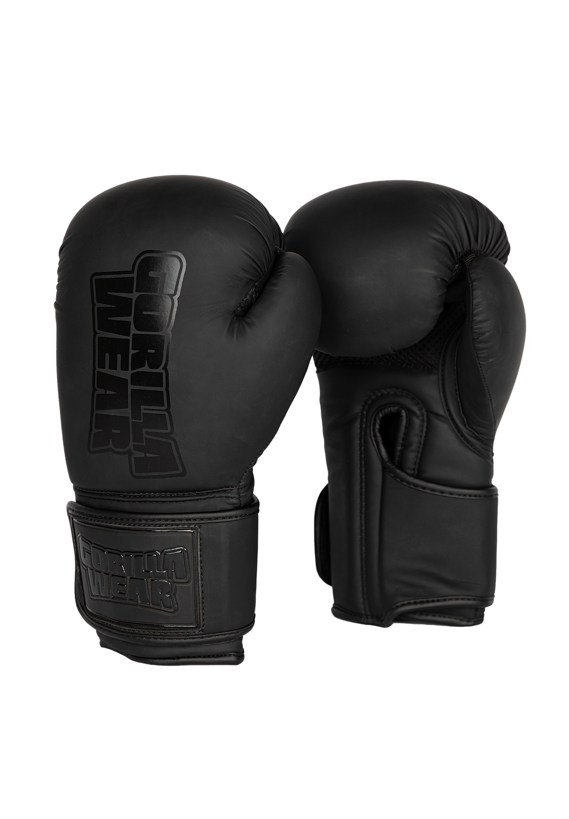 Gorilla Wear Kodiak Boxing Gloves - Black - Product View