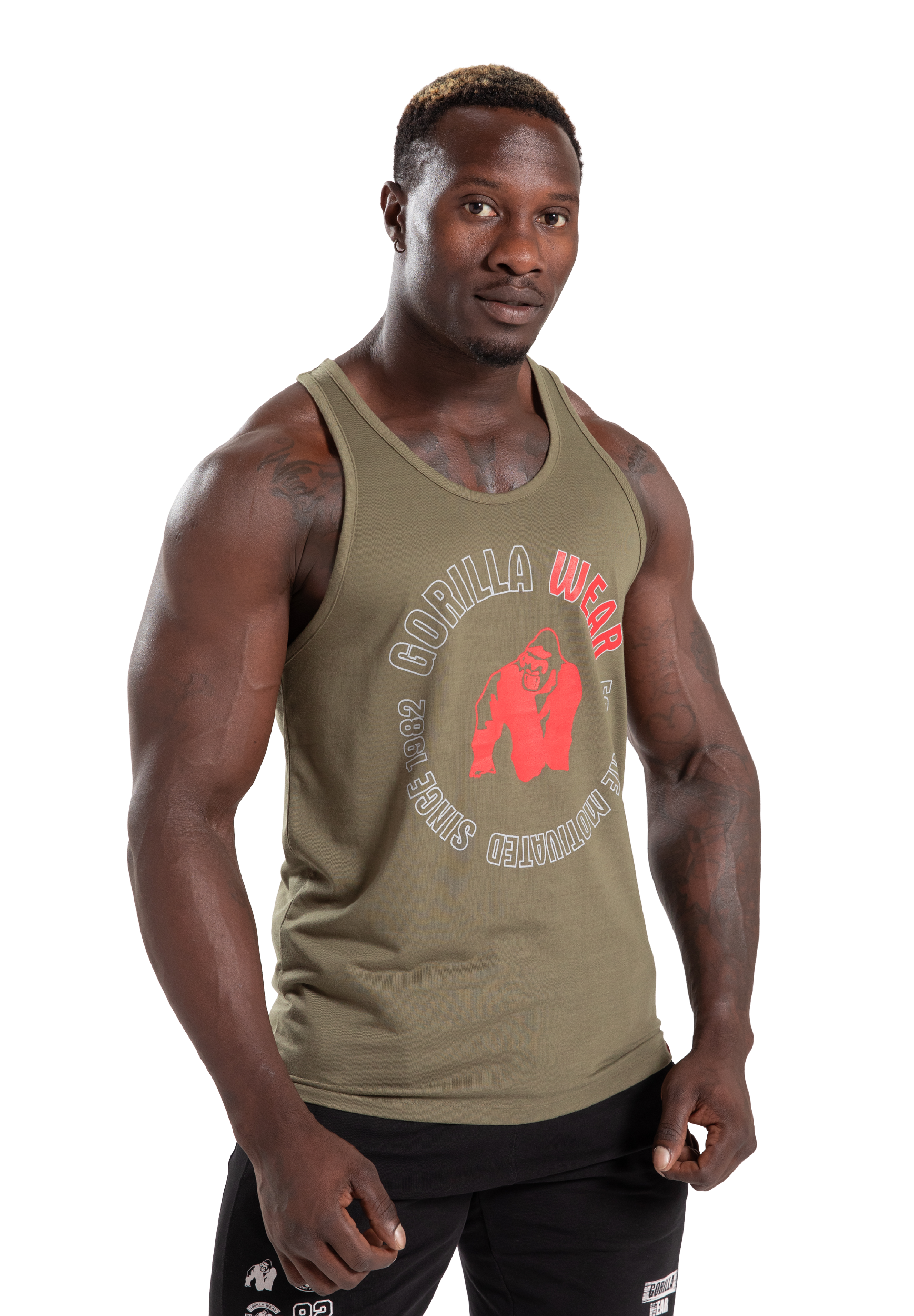 Gorilla Wear Lafayette Tank Top Tank Top Army Green