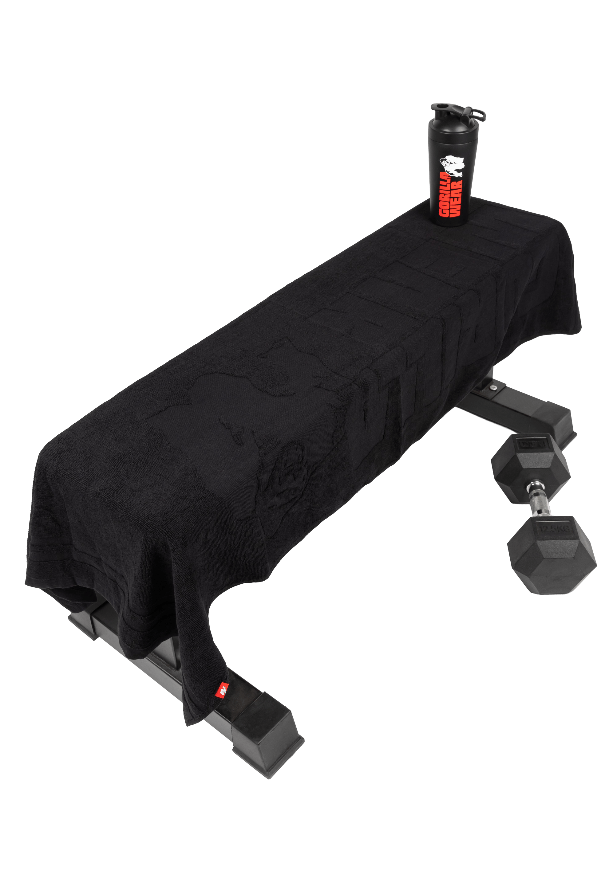 Gorilla Wear Large Towel Towels Black