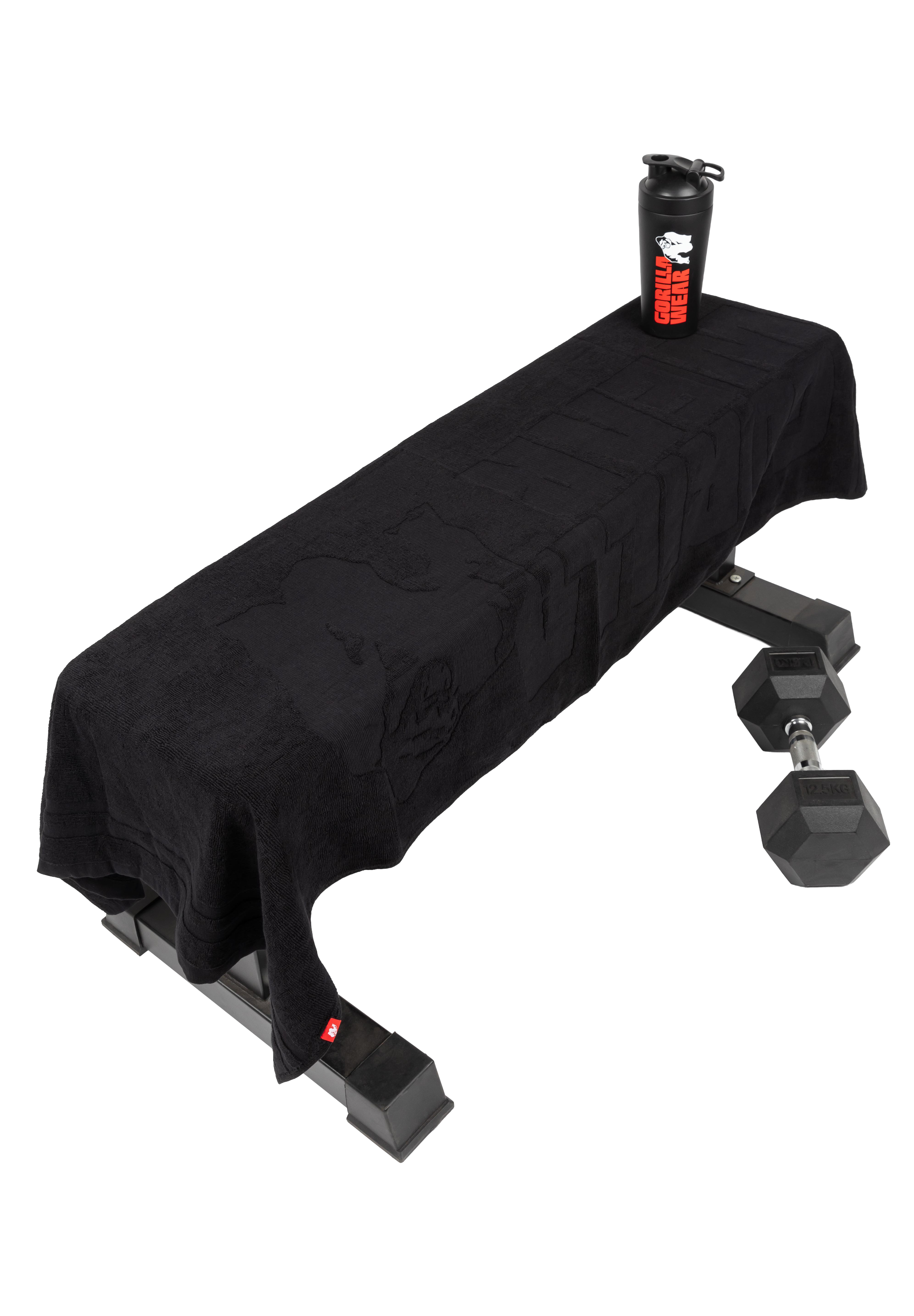 Gorilla Wear Large Towel Towels Black