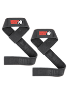 Gorilla Wear Leather Lifting Straps Lifting Straps & Wraps Black