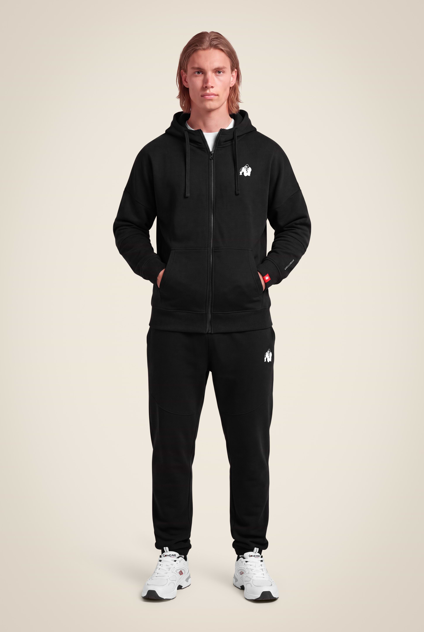 Gorilla Wear Leon Zipped Hoodie Hoodie & Sweatshirt Black