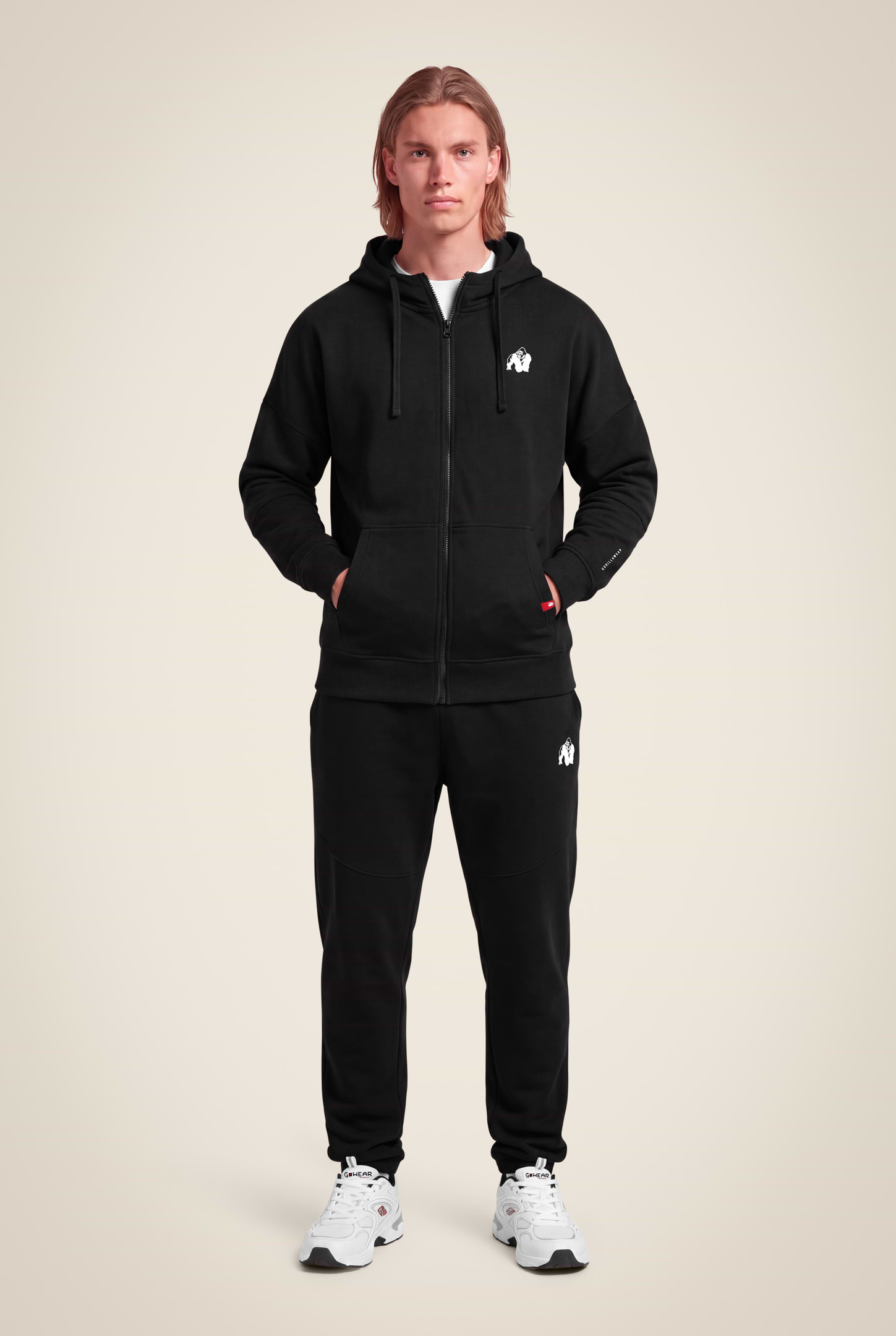 Gorilla Wear Leon Zipped Hoodie Hoodie & Sweatshirt Black