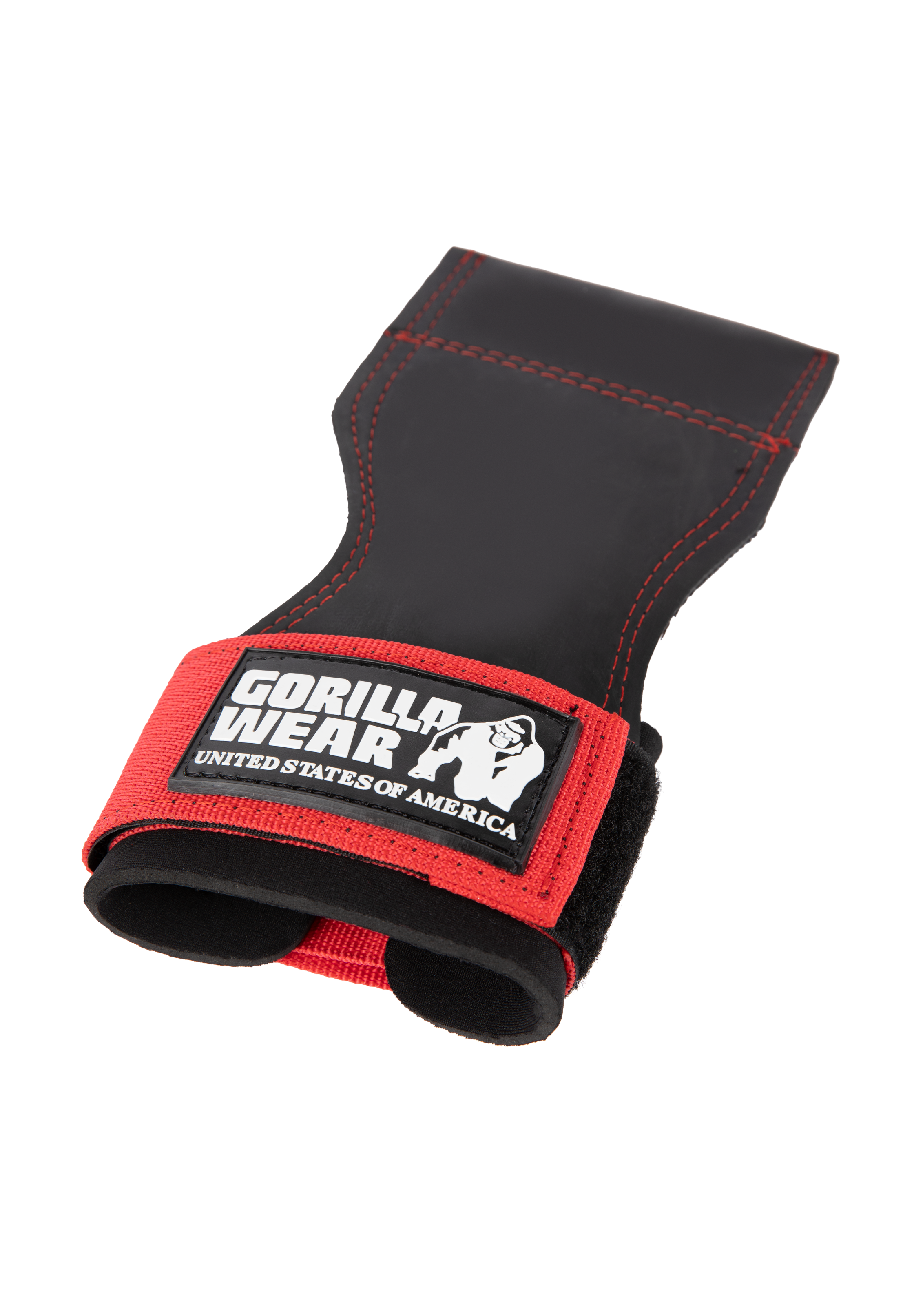 Gorilla Wear Lifting Grips Workout Gloves & Grips Black/Red