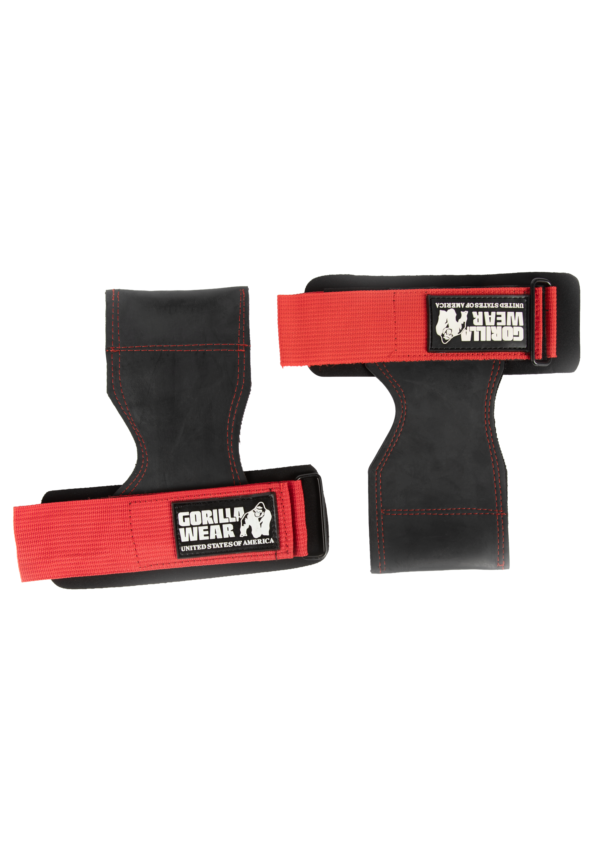 Gorilla Wear Lifting Grips Workout Gloves & Grips Black/Red