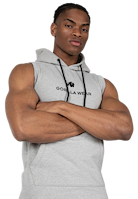 Gorilla Wear Lincoln Sleeveless Hoodie Hoodie & Sweatshirt Gray
