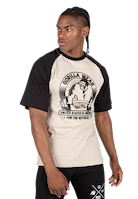 Gorilla Wear Logan Oversized T-Shirt T-Shirt & Tops Beige/Black