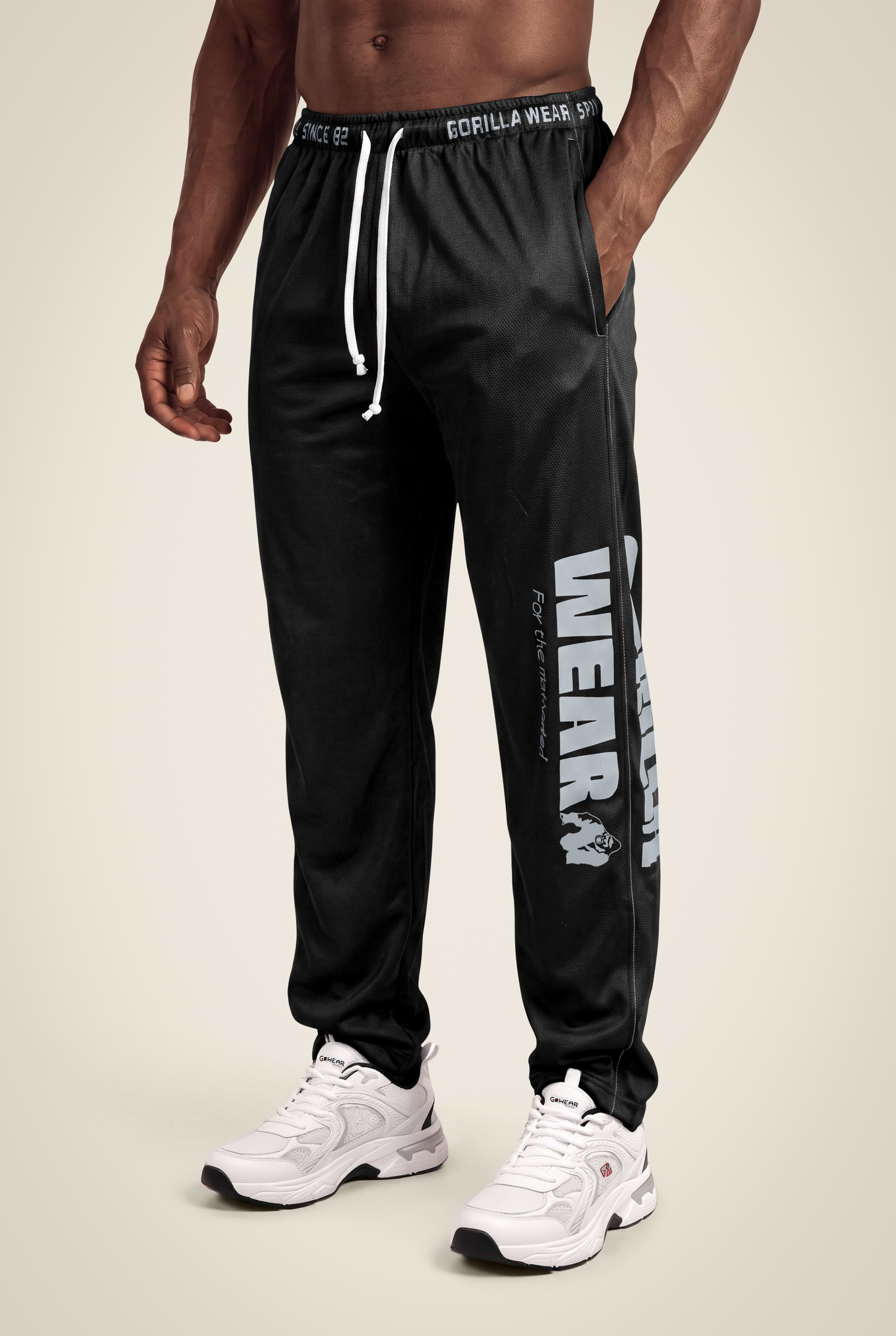 Gorilla Wear Logo Mesh Pants Pants Black