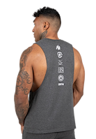 Gorilla Wear Lopez Drop Armhole Tank Top Tank Top Dark Gray Melange