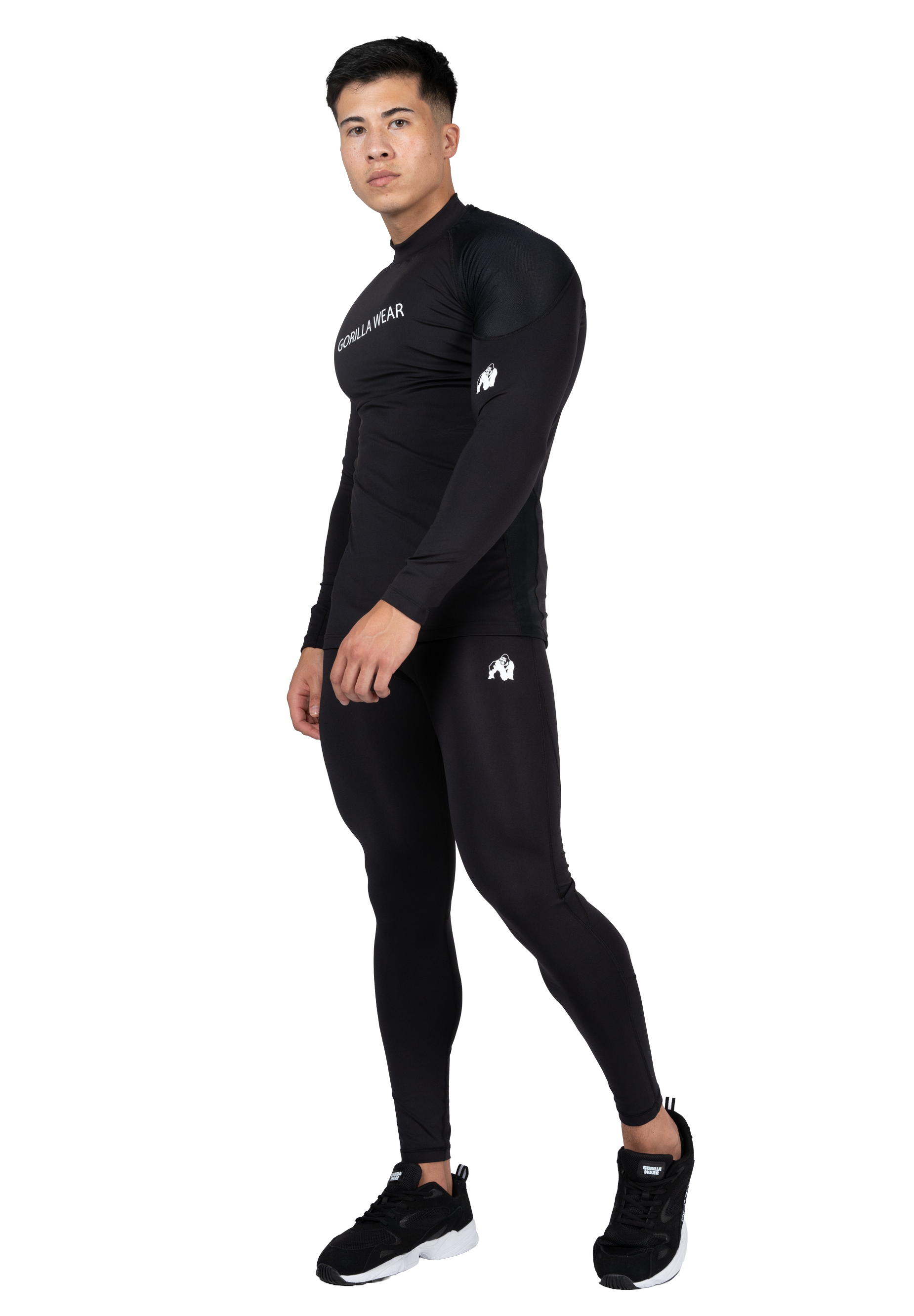 Gorilla Wear Lorenzo Performance Long Sleeve T-Shirt & Tops Black