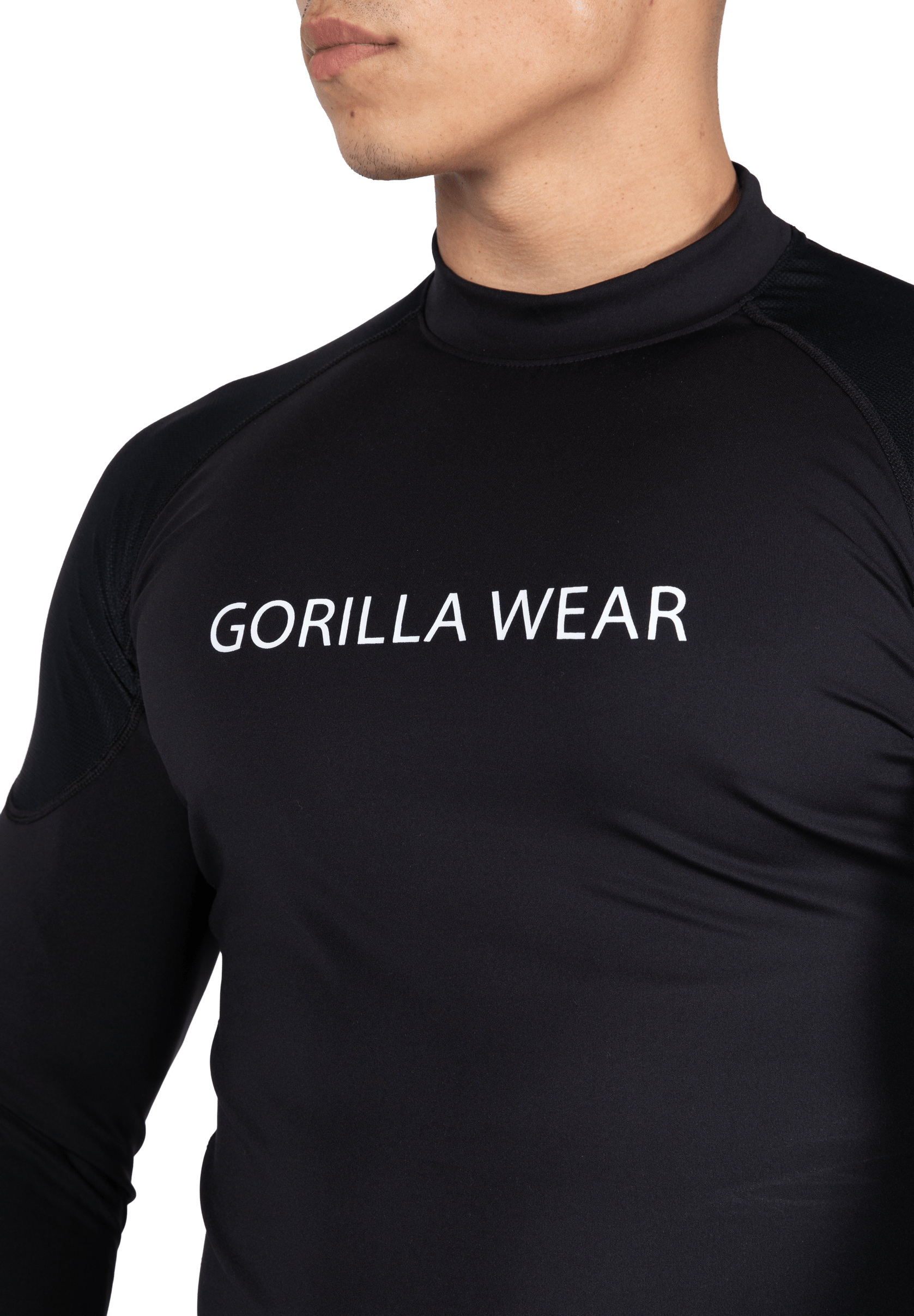 Gorilla Wear Lorenzo Performance Long Sleeve T-Shirt & Tops Black