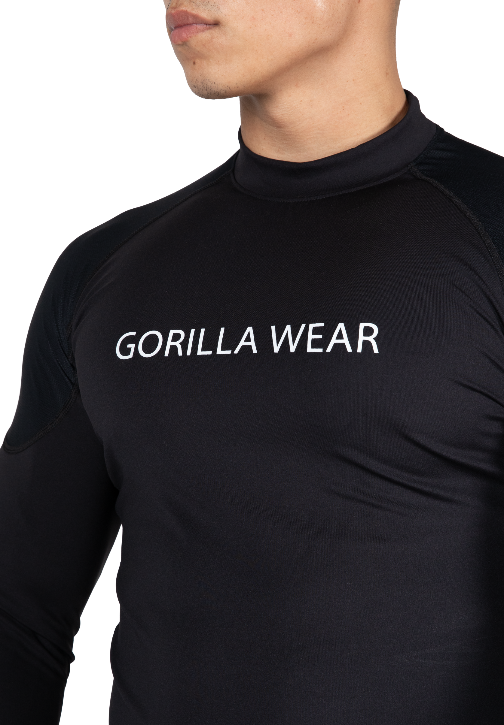 Gorilla Wear Lorenzo Performance Long Sleeve T-Shirt & Tops Black