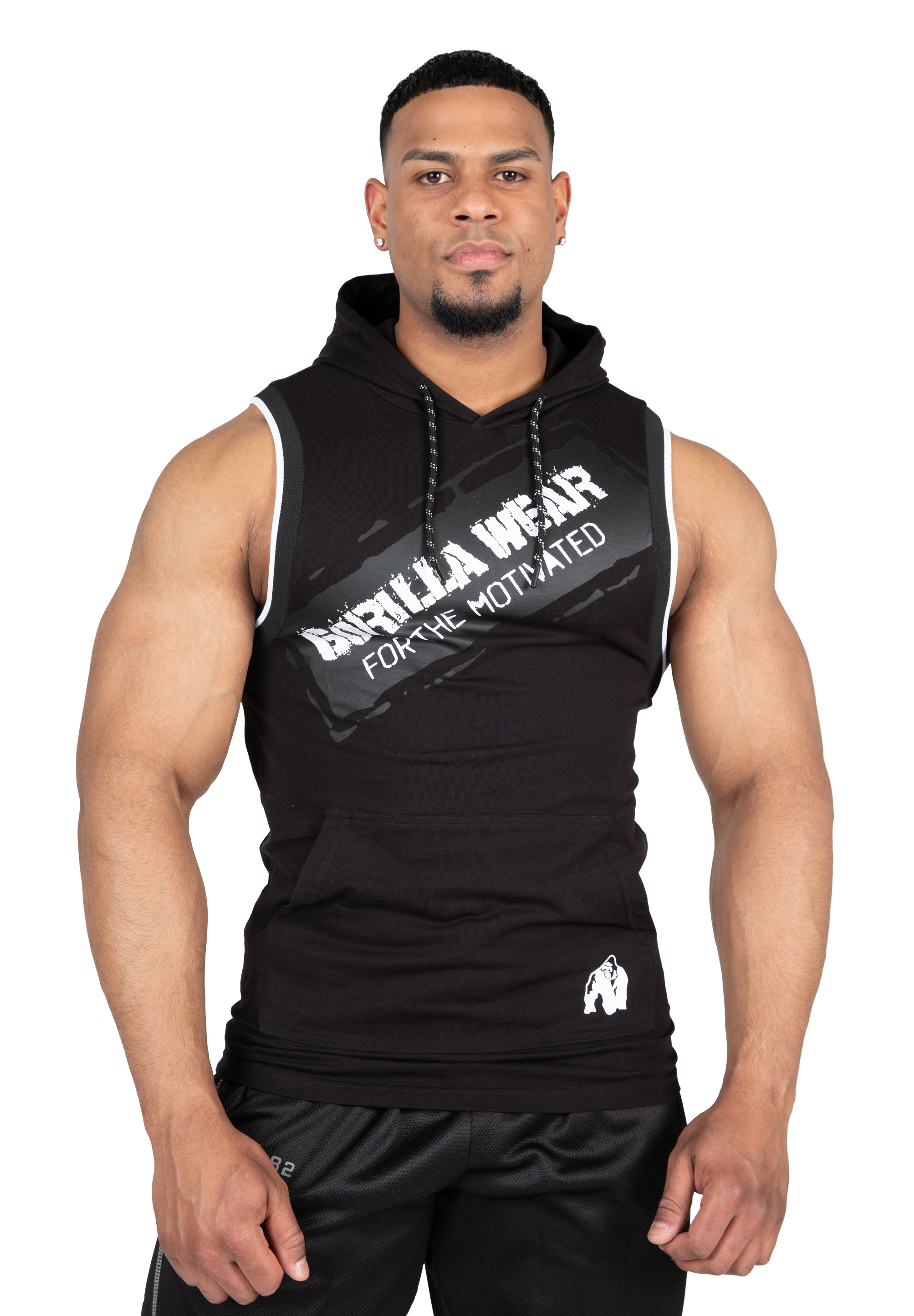Gorilla Wear Loretto Hooded Tank Top Tank Top Black