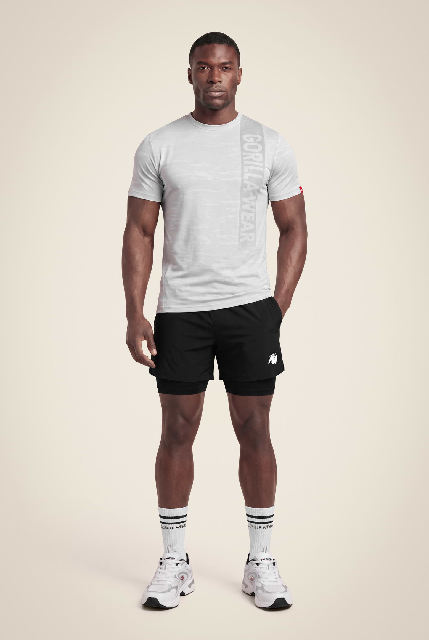 Gorilla Wear Lowell 2-In-1 Shorts Shorts Black