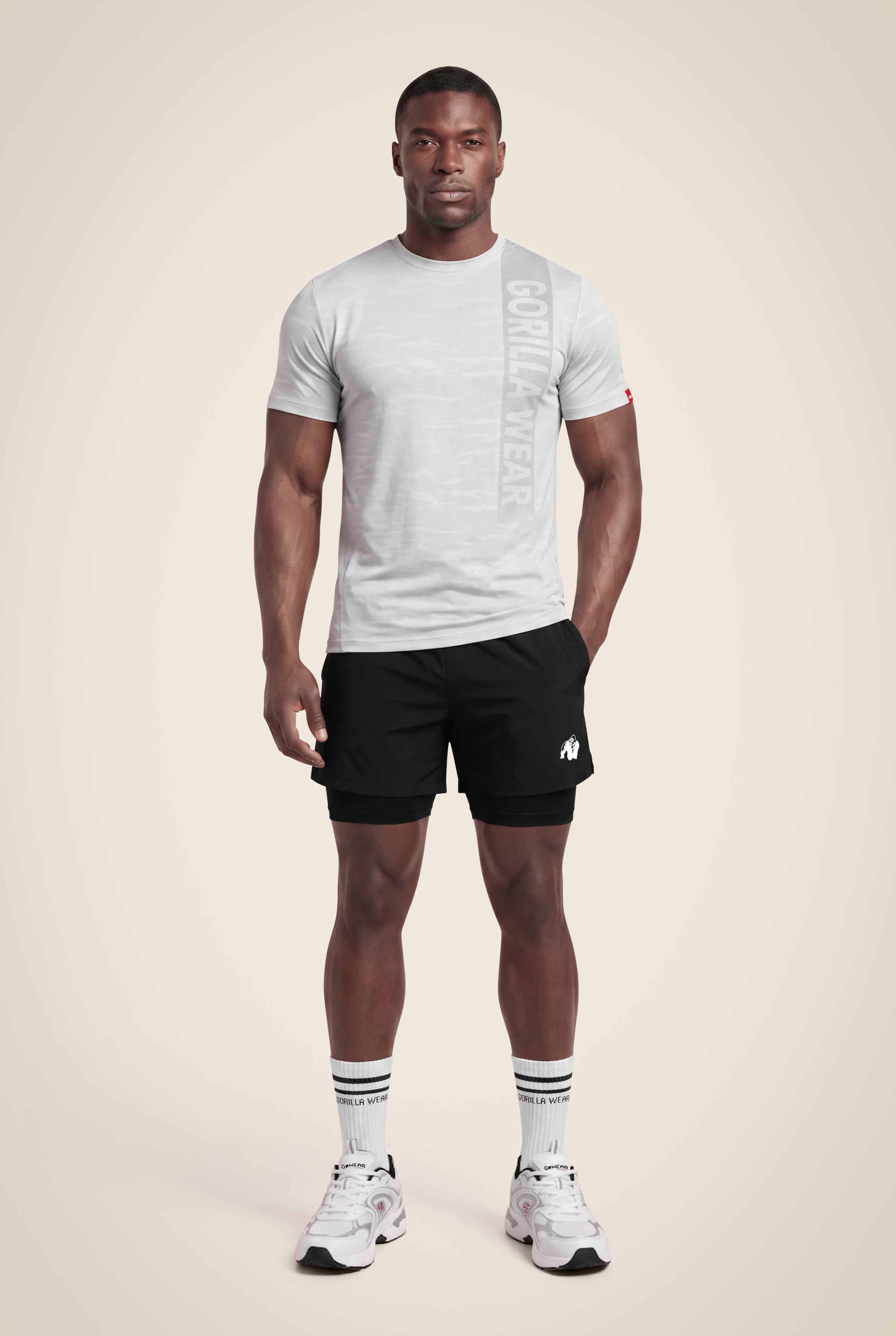 Gorilla Wear Lowell 2-In-1 Shorts Shorts Black
