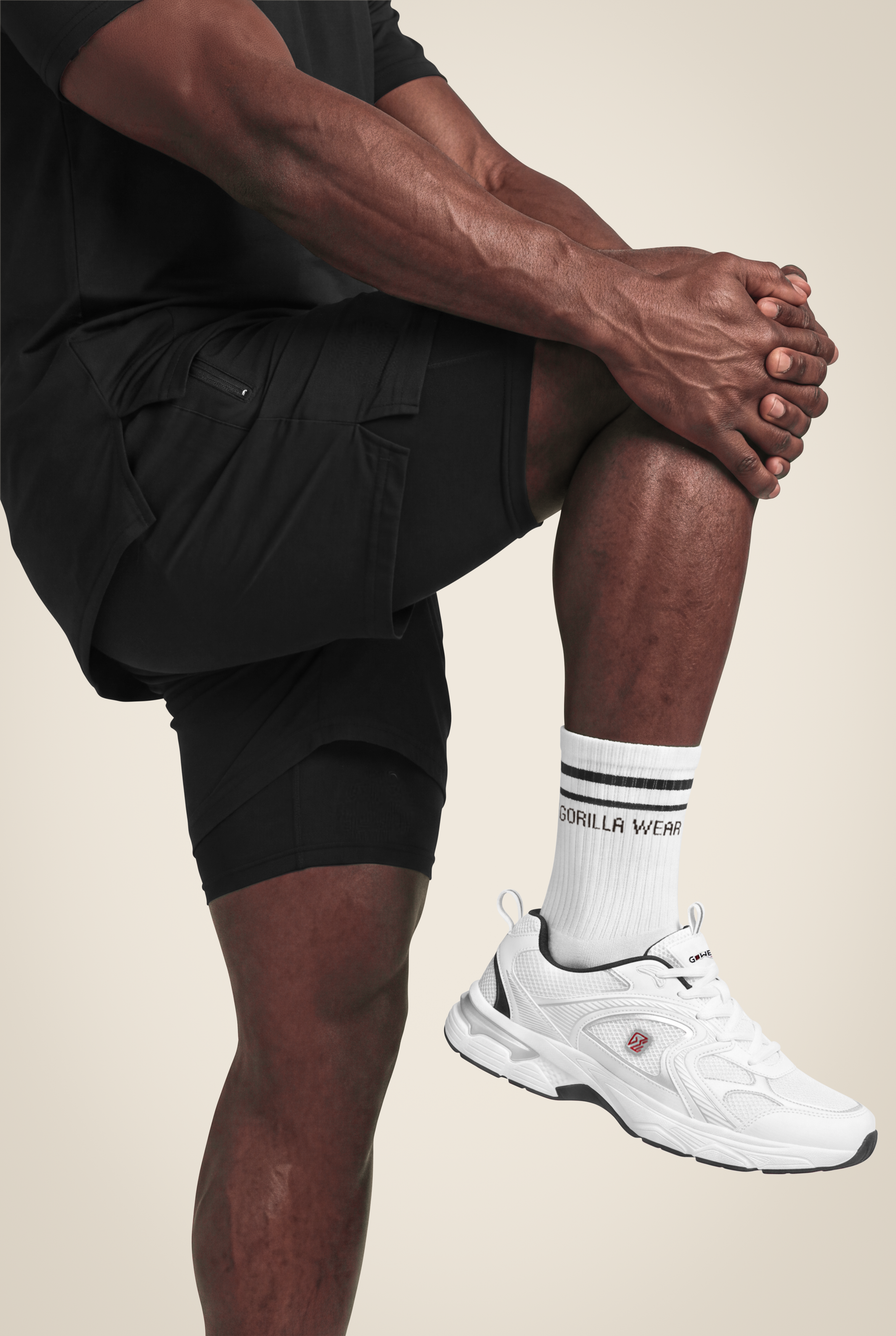 Gorilla Wear Lowell 2-In-1 Shorts Shorts Black