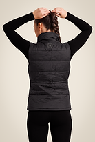 Gorilla Wear Lucia Puffer Vest Jacket Black