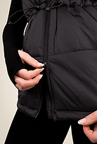 Gorilla Wear Lucia Puffer Vest Jacket Black