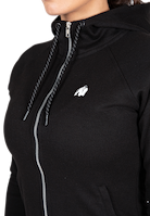 Gorilla Wear Marion Zipped Hoodie Hoodie & Sweatshirt Black