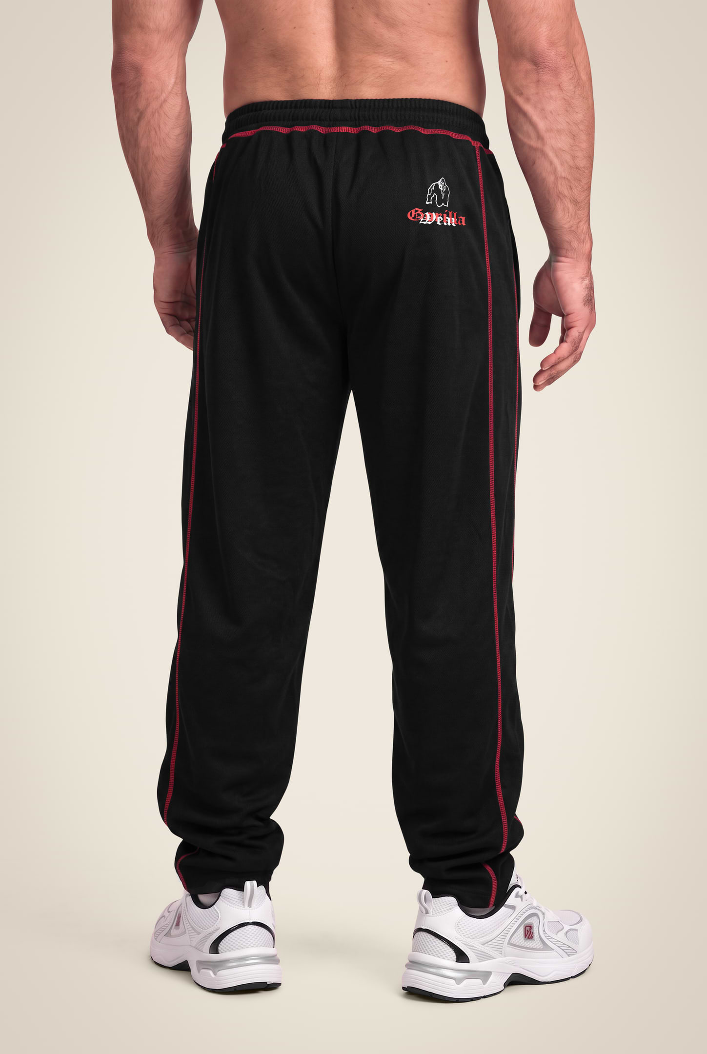 Gorilla Wear Marlow Mesh Pants Pants Black/Red