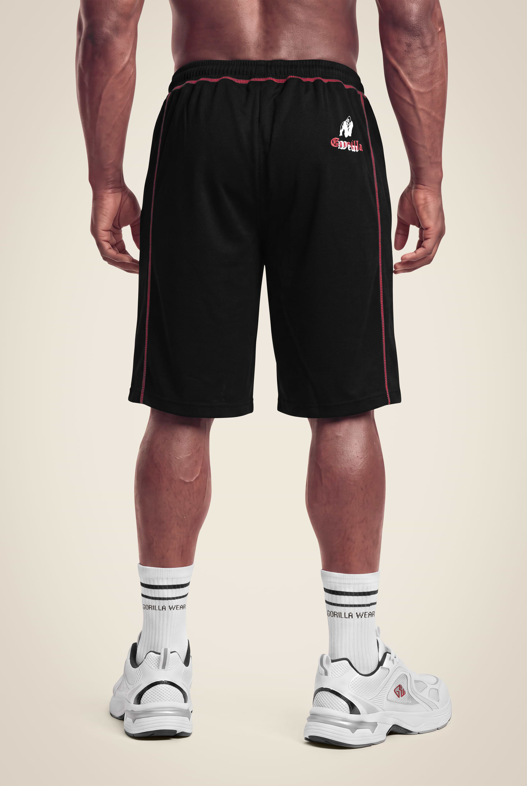 Gorilla Wear Marlow Mesh Shorts Shorts Black/Red