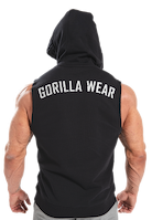 Gorilla Wear Marshall Sleeveless Hoodie Hoodie & Sweatshirt Black