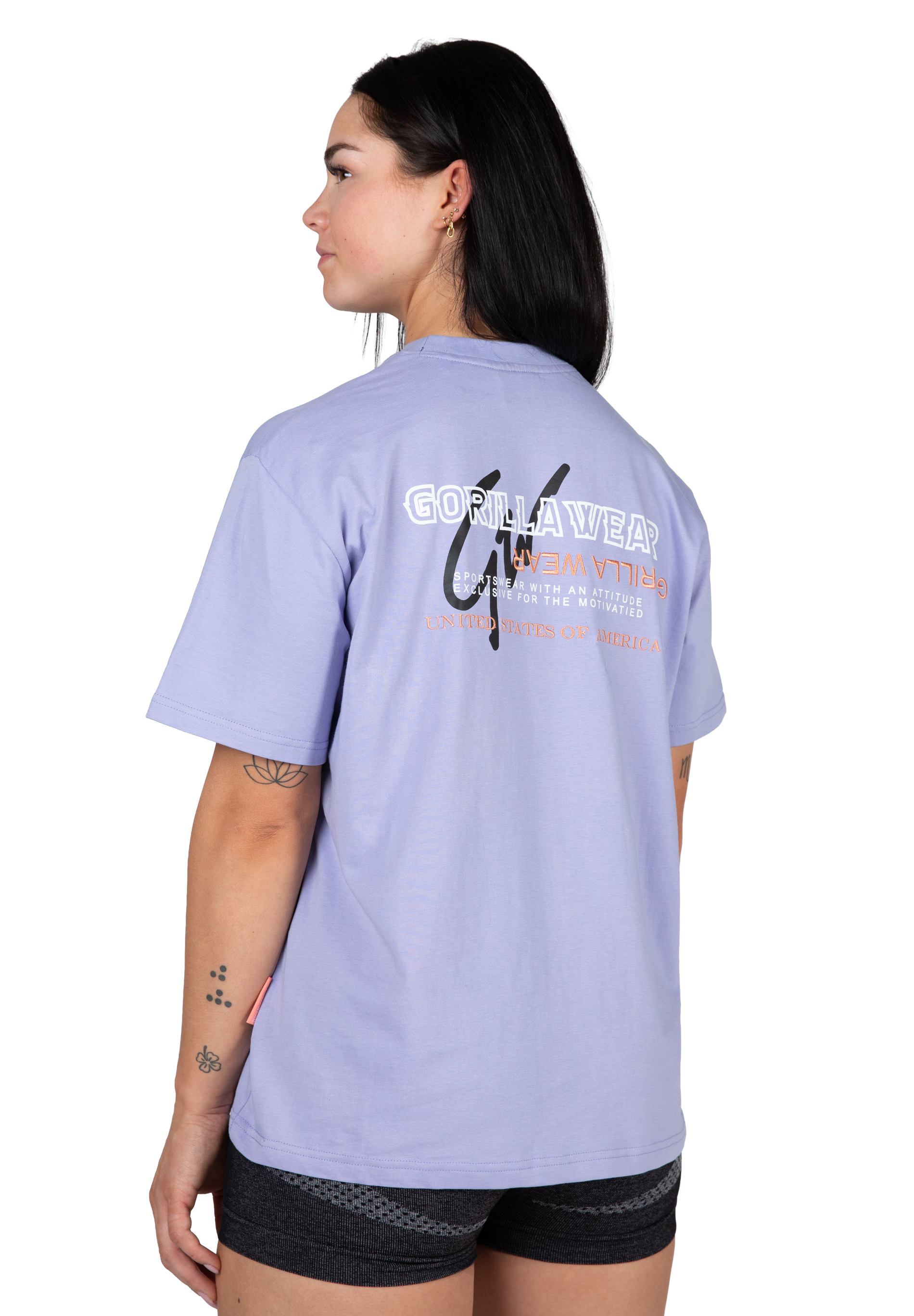 Gorilla Wear Medina Oversized T-Shirt T-Shirt & Tops Lilac