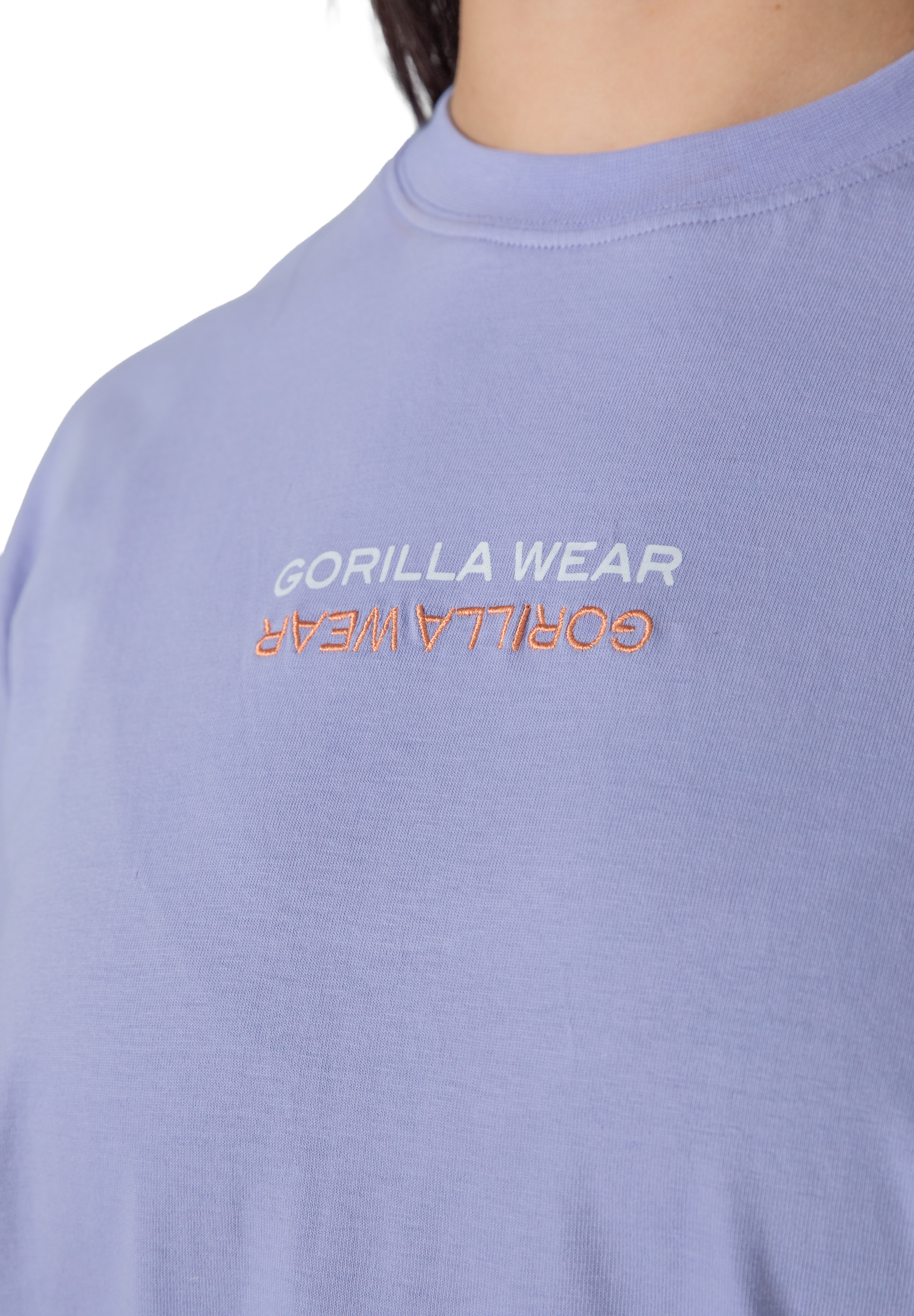 Gorilla Wear Medina Oversized T-Shirt T-Shirt & Tops Lilac