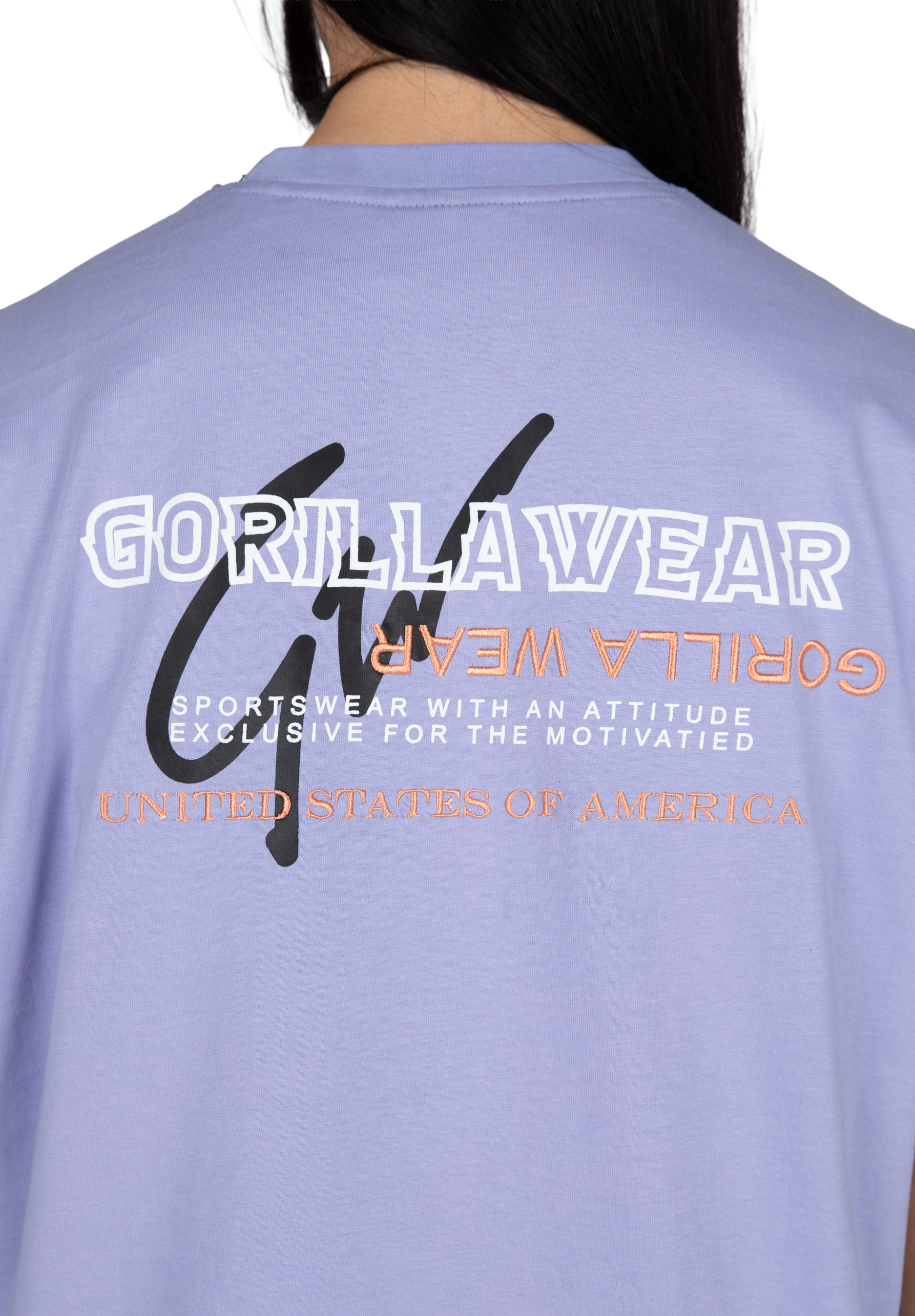 Gorilla Wear Medina Oversized T-Shirt T-Shirt & Tops Lilac