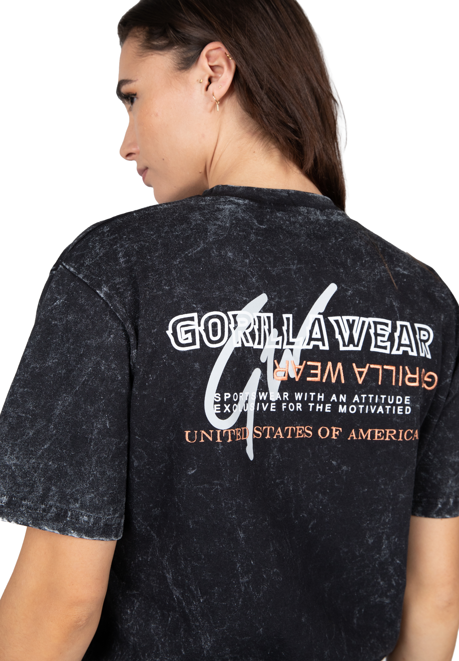 Gorilla Wear Medina Oversized T-Shirt T-Shirt & Tops Washed Black