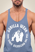 Gorilla Wear Melrose Stringer Tank Top Coronet Blue