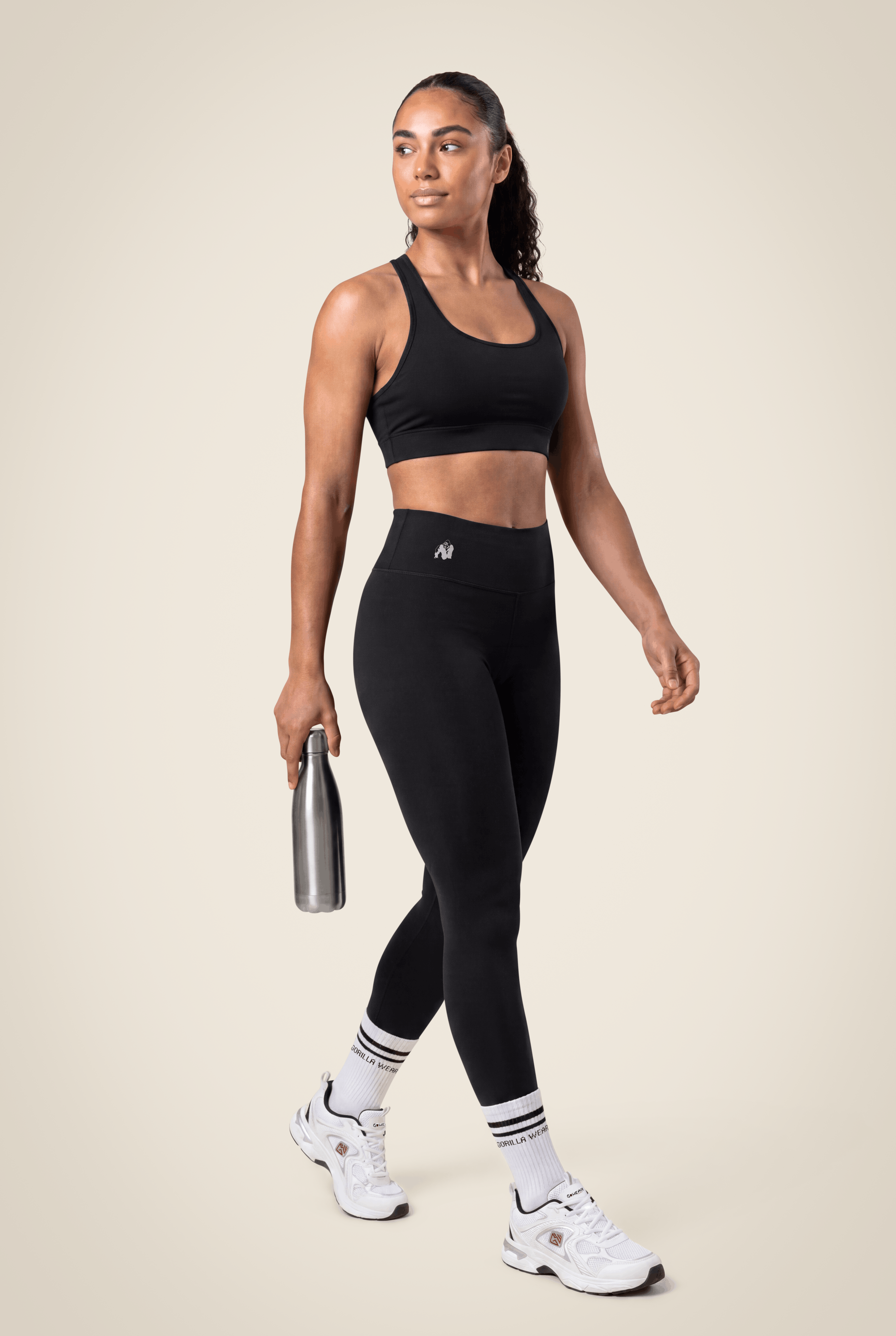 Gorilla Wear Meta Sports Bra Sports Bra Black