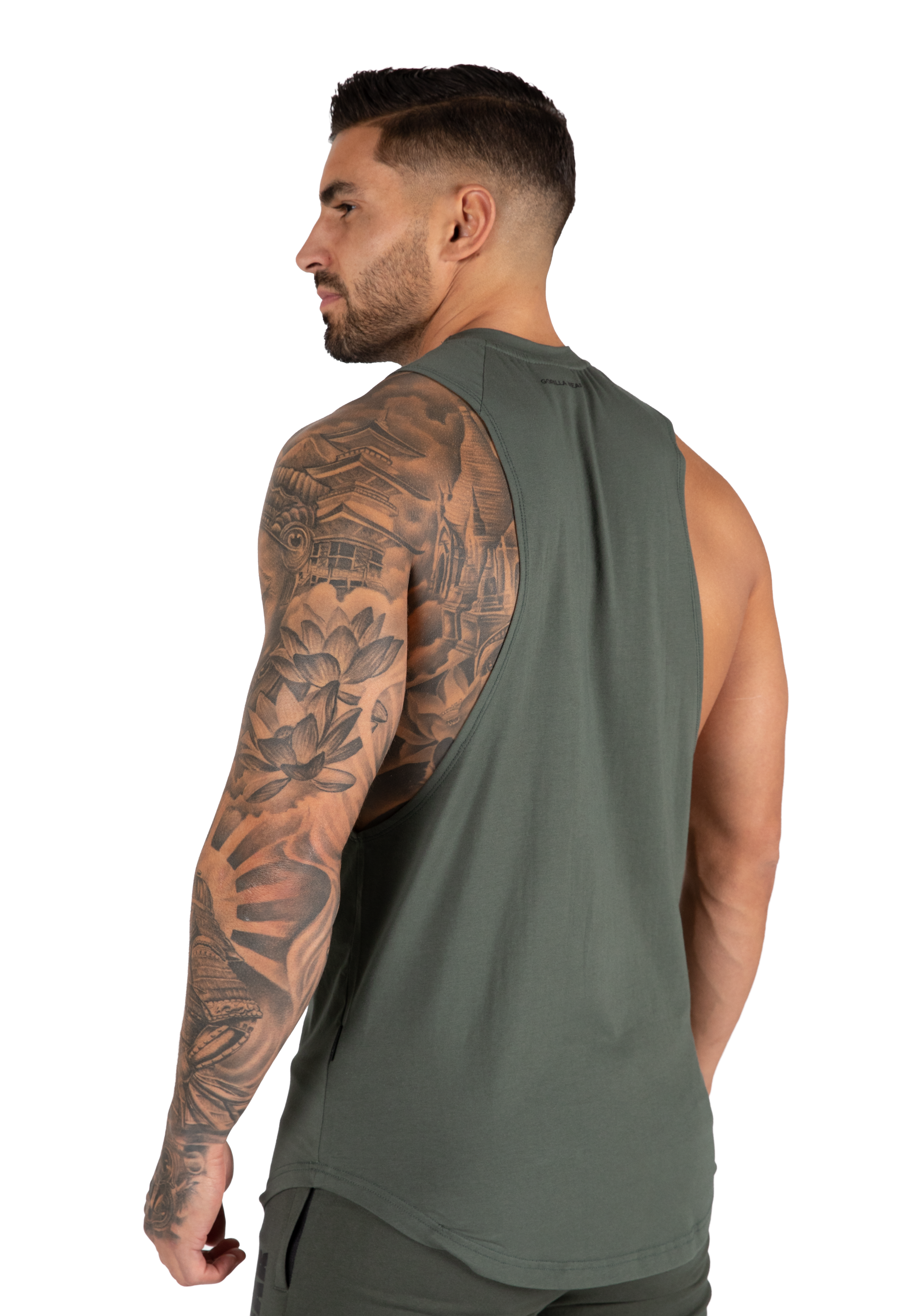 Gorilla Wear Milo Drop Armhole Tank Top Tank Top Green