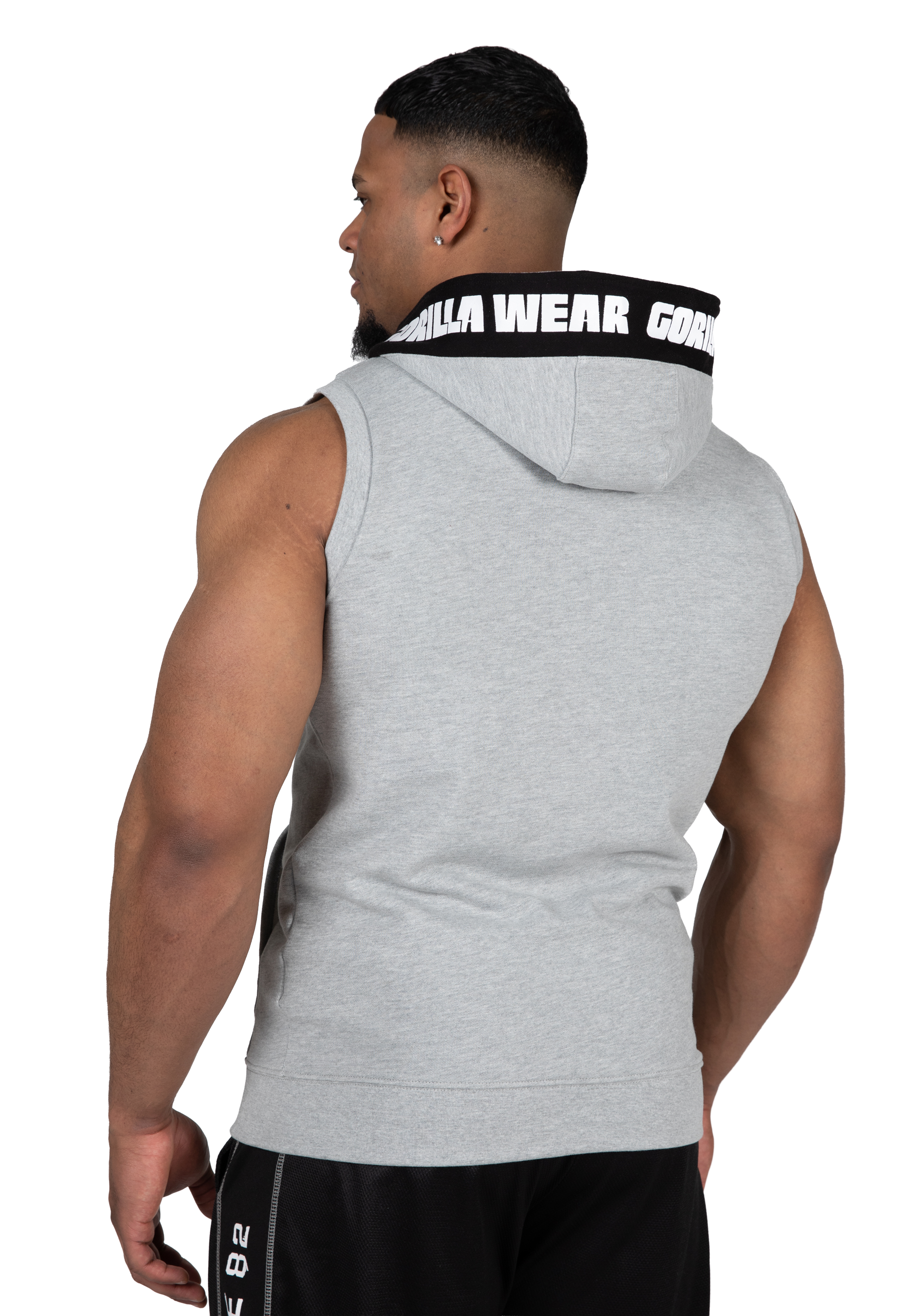 Gorilla Wear Milwaukee S/L Zipped Hoodie Hoodie & Sweatshirt Gray Melange