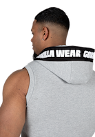 Gorilla Wear Milwaukee S/L Zipped Hoodie Hoodie & Sweatshirt Gray Melange