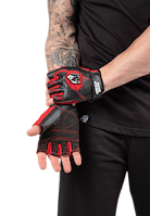 Gorilla Wear Mitchell Training Gloves Workout Gloves & Grips Black/Red