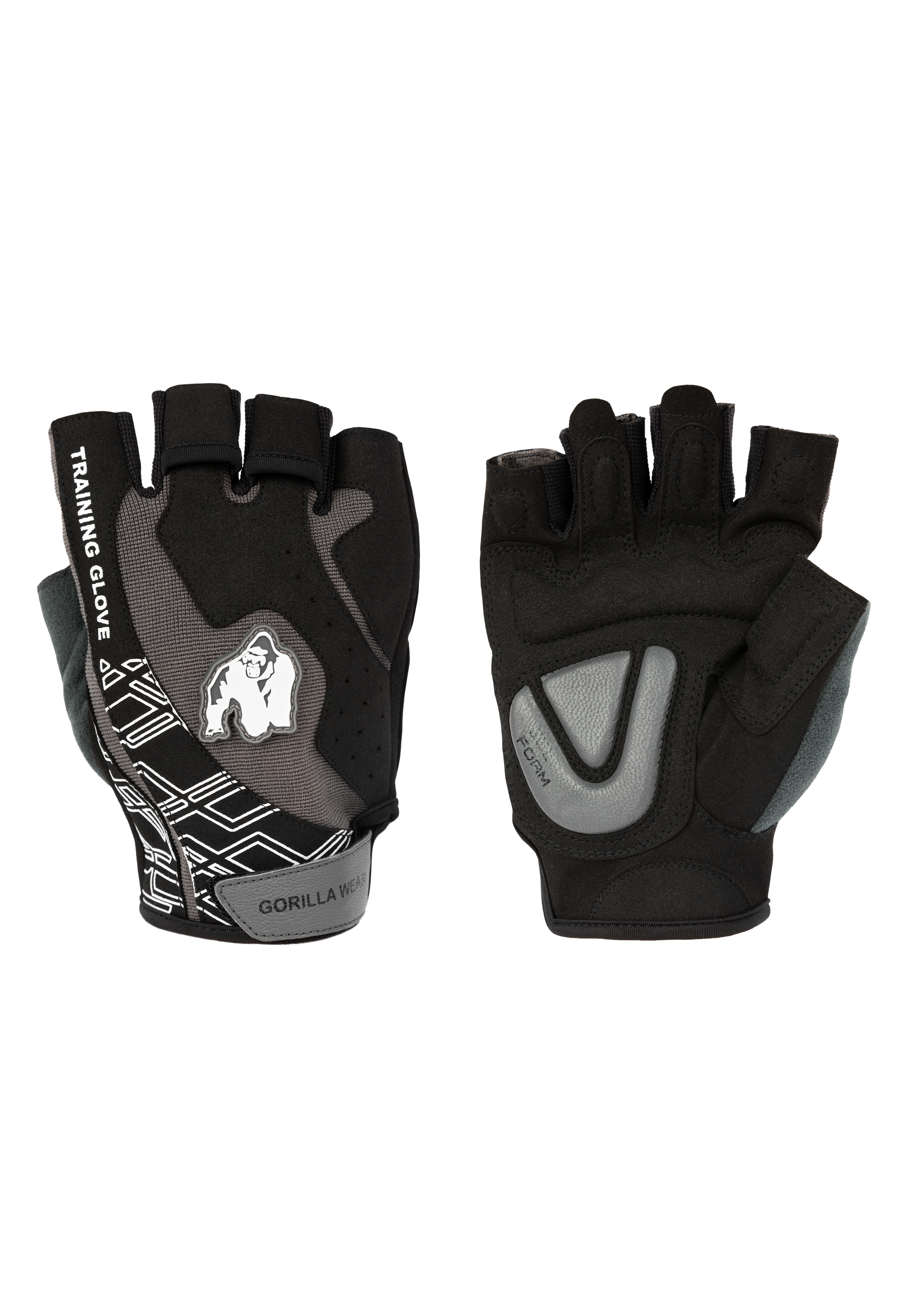 Gorilla Wear Mitchell Training Gloves 2.0 Workout Gloves & Grips Black/Gray