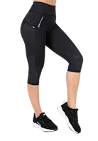 Gorilla Wear Monroe Cropped Leggings Leggings Black