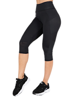 Gorilla Wear Monroe Cropped Leggings Leggings Black