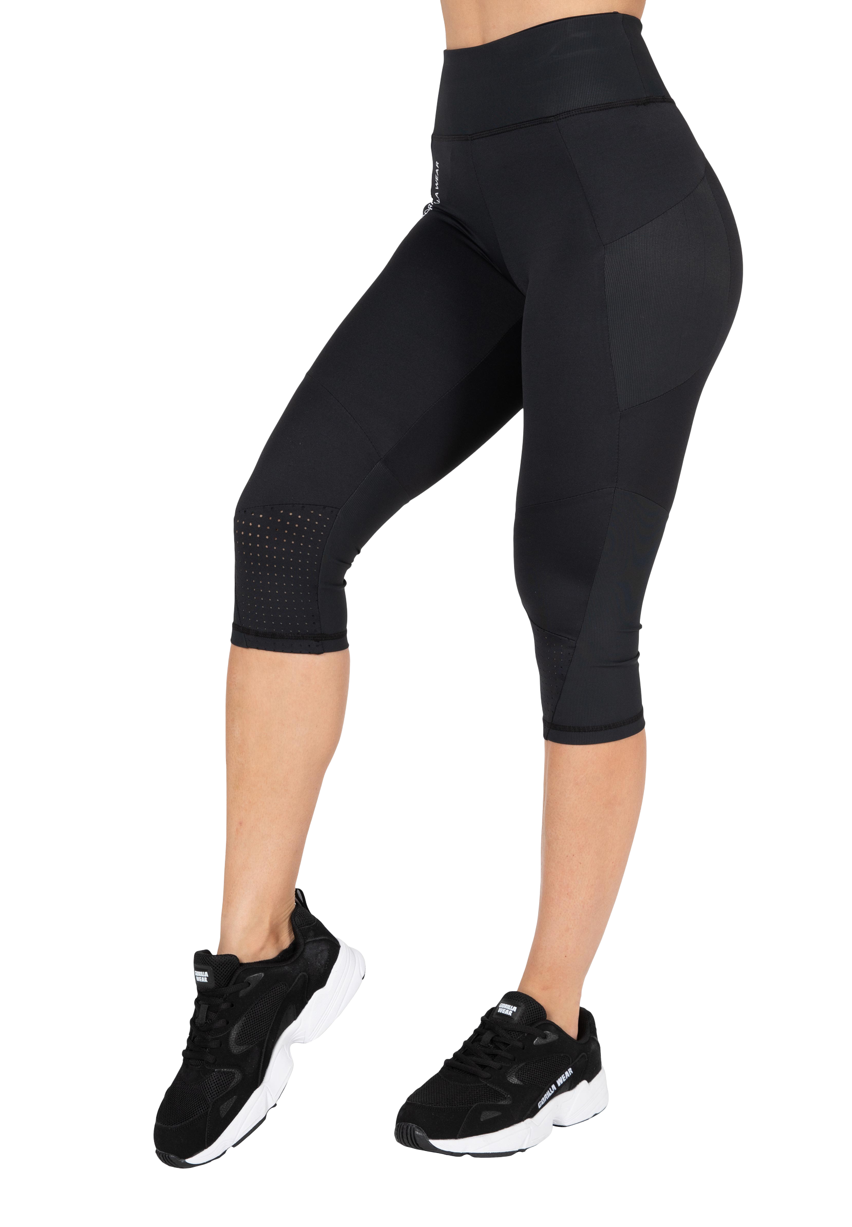 Gorilla Wear Monroe Cropped Leggings Leggings Black