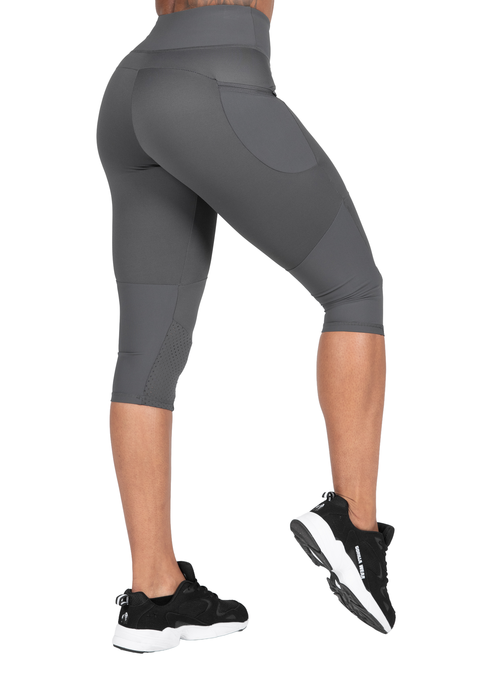 Gorilla Wear Monroe Cropped Leggings Leggings Gray